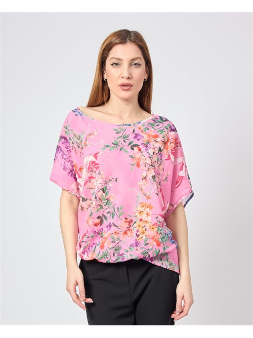 T-shirt femme motif floral Corte dei Gonzaga CORTE DEI GONZAGA | CCI480GE